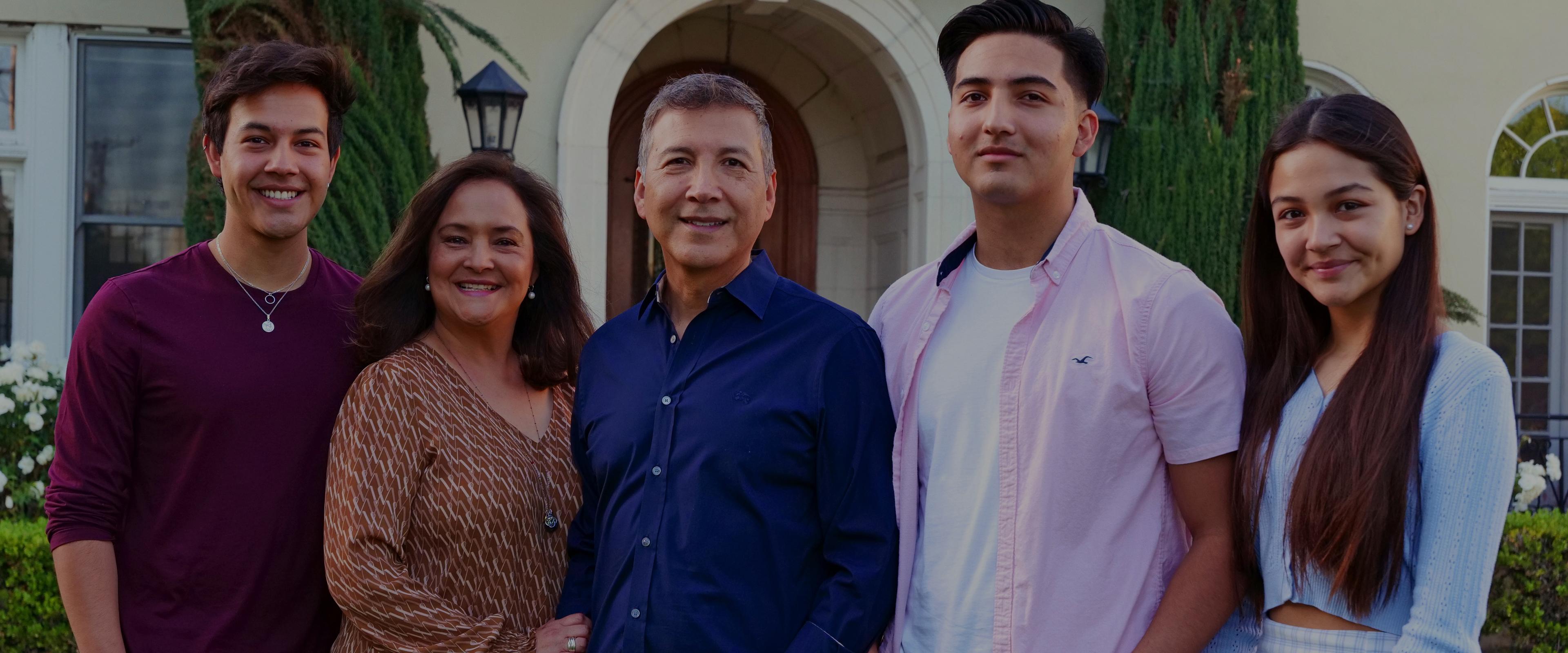 Vicente and the Sarmiento family.