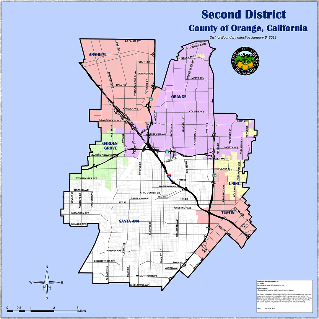 Second District, County Of Orange, California